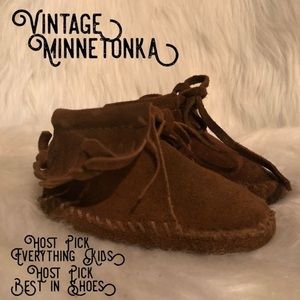 Vintage Minnetonka, 2, Baby Moccasins
